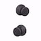 Schlage Schlage Bowery Matte Black Knob Right or Left Handed F10VBWE622 - alternate 4